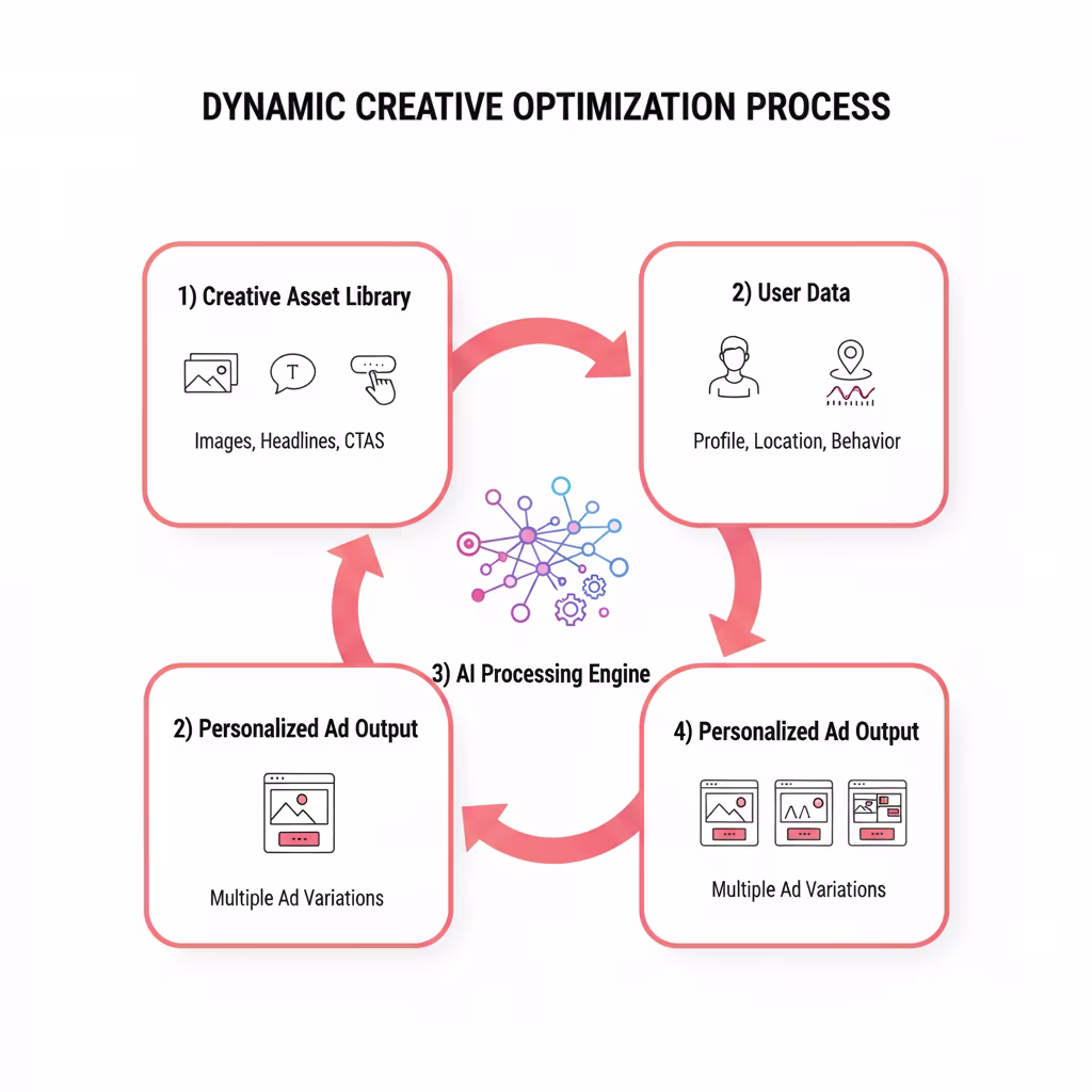 Dynamic Creative Optimization Process Flow